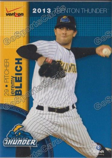 2013 Trenton Thunder Jeremy Bleich