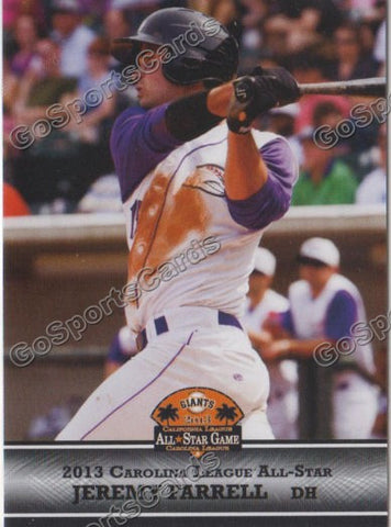 2013 Carolina League All Star Jeremy Farrell