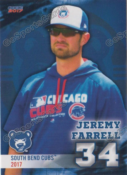 2017 South Bend Cubs Jeremy Farrell