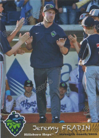 2016 Hillsboro Hops Jeremy Fradin