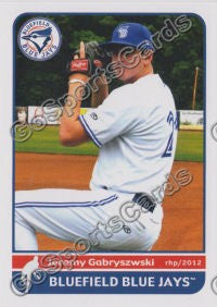 2012 Bluefield Blue Jays Jeremy Gabryszwski