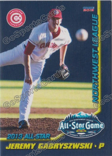 2013 Northwest League All Star Jeremy Gabryszwski
