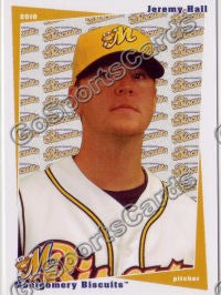 2010 Montgomery Biscuits Jeremy Hall