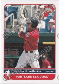 2012 Portland Sea Dogs Jeremy Hazelbaker