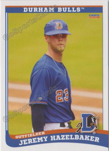 2018 Durham Bulls Jeremy Hazelbaker
