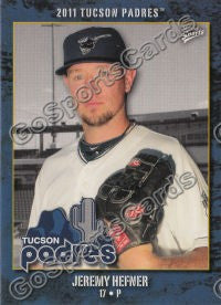 2011 Tucson Padres Jeremy Hefner