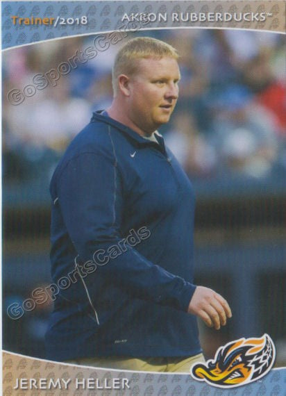 2018 Akron Rubber Ducks Jeremy Heller