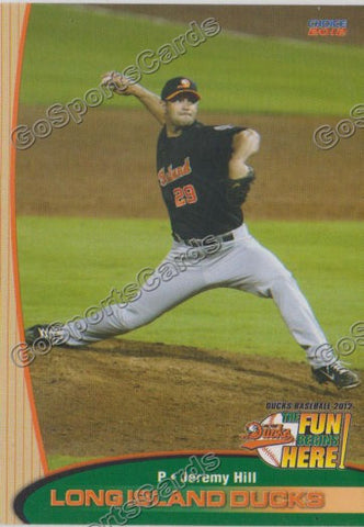 2012 Long Island Ducks Jeremy Hill