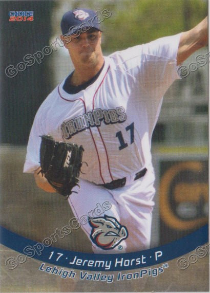 2014 Lehigh Valley IronPigs Jeremy Horst