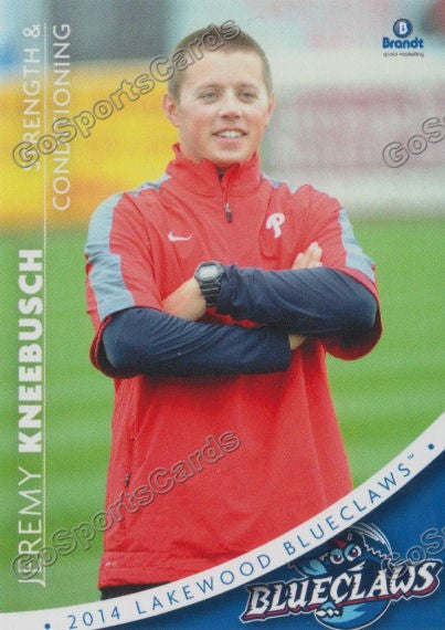 2014 Lakewood BlueClaws Jeremy Kneebusch