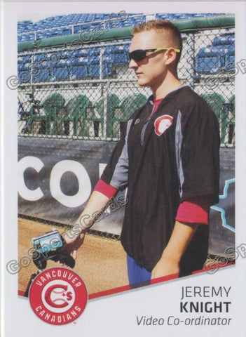 2015 Vancouver Canadians Jeremy Knight