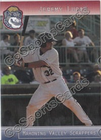 2012 Mahoning Valley Scrappers Jeremy Lucas