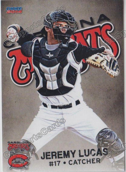 2014 Carolina Mudcats Jeremy Lucas