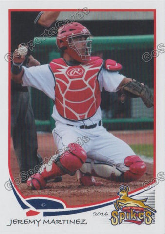 2016 State College Spikes Jeremy Martinez