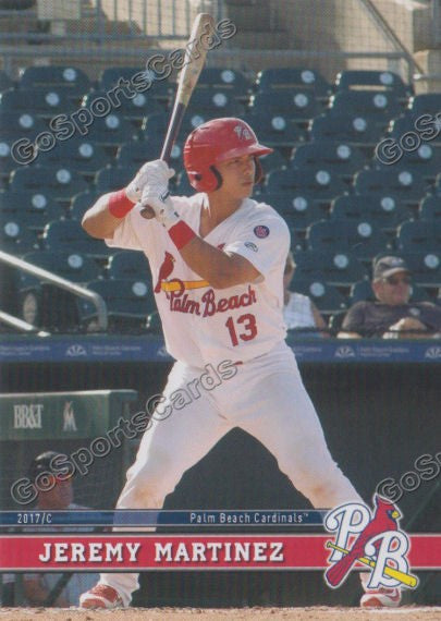2017 Palm Beach Cardinals Jeremy Martinez