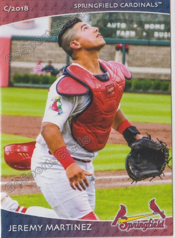 2018 Springfield Cardinals SGA Jeremy Martinez