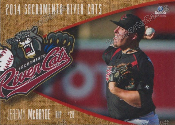 2014 Sacramento River Cats Jeremy McBryde