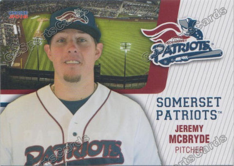 2016 Somerset Patriots Jeremy McBryde
