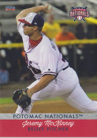 2018 Potomac Nationals Jeremy McKinney