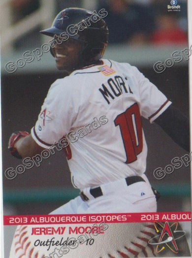 2013 Albuquerque Isotopes Jeremy Moore