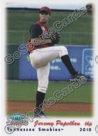 2010 Tennessee Smokies Jeremy Papelbon