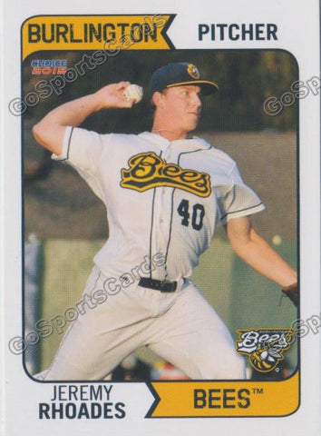 2015 Burlington Bees Jeremy Rhoades