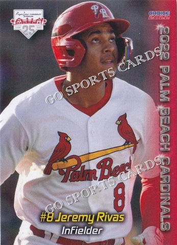 2022 Palm Beach Cardinals Jeremy Rivas