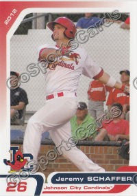 2012 Johnson City Cardinals Jeremy Schaffer