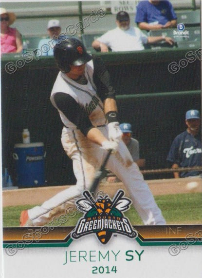 2014 Augusta Greenjackets Jeremy Sy