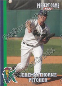 2009 Cedar Rapids Kernels Jeremy Thorne