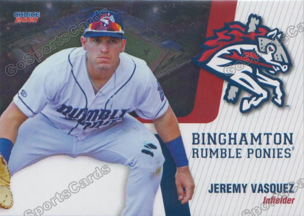 2021 Binghamton Rumble Ponies Jeremy Vasquez