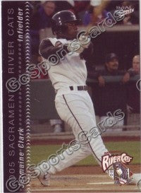 2005 Sacramento River Cats Multi-Ad Jermaine Clark