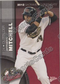 2012 Sacramento River Cats Jermaine Mitchell