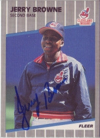 Jerry Browne 1989 Fleer (Autograph)