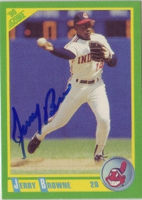 Jerry Browne 1990 Score (Autograph)