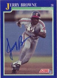 Jerry Browne 1991 Score (Autograph)