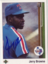 Jerry Browne 1989 Upper Deck (Autograph)