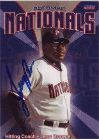 Jerry Browne 2008 Choice Potomac Nationals (Autograph)