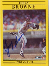 Jerry Browne 1991 Fleer (Autograph)