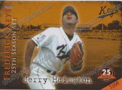 2013 Frederick Keys 25 Anniversary Jerry Hairston