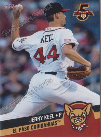 2018 El Paso Chihuahuas Jerry Keel