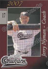 2007 Idaho Falls Chukars Jerry Nyman
