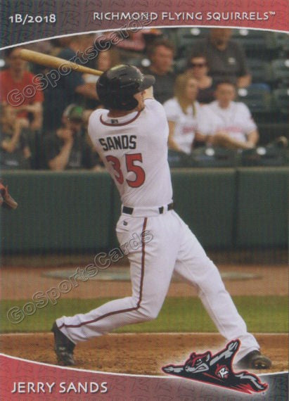 2018 Richmond Flying Squirrels Jerry Sands