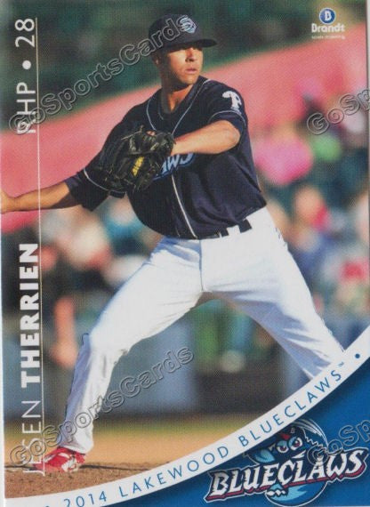 2014 Lakewood BlueClaws Jesen Therrien