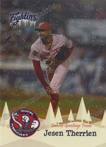 2016 Reading Fightin Phils Holiday Jesen Therrien