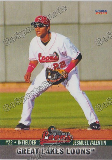 2013 Great Lakes Loons Jesmuel Valentin