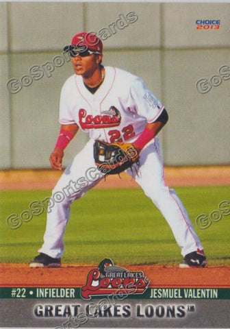 2013 Great Lakes Loons Jesmuel Valentin
