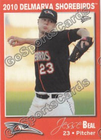 2010 Delmarva Shorebirds Jesse Beal