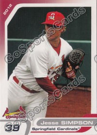 2012 Springfield Cardinals Jesse Simpson