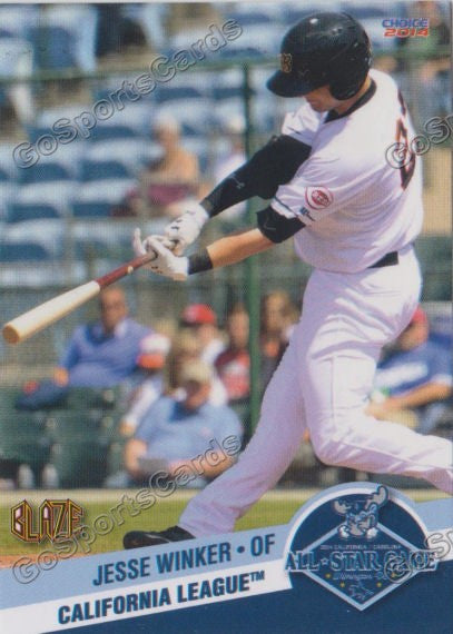 2014 California League All Star Jesse Winker – Go Sports Cards